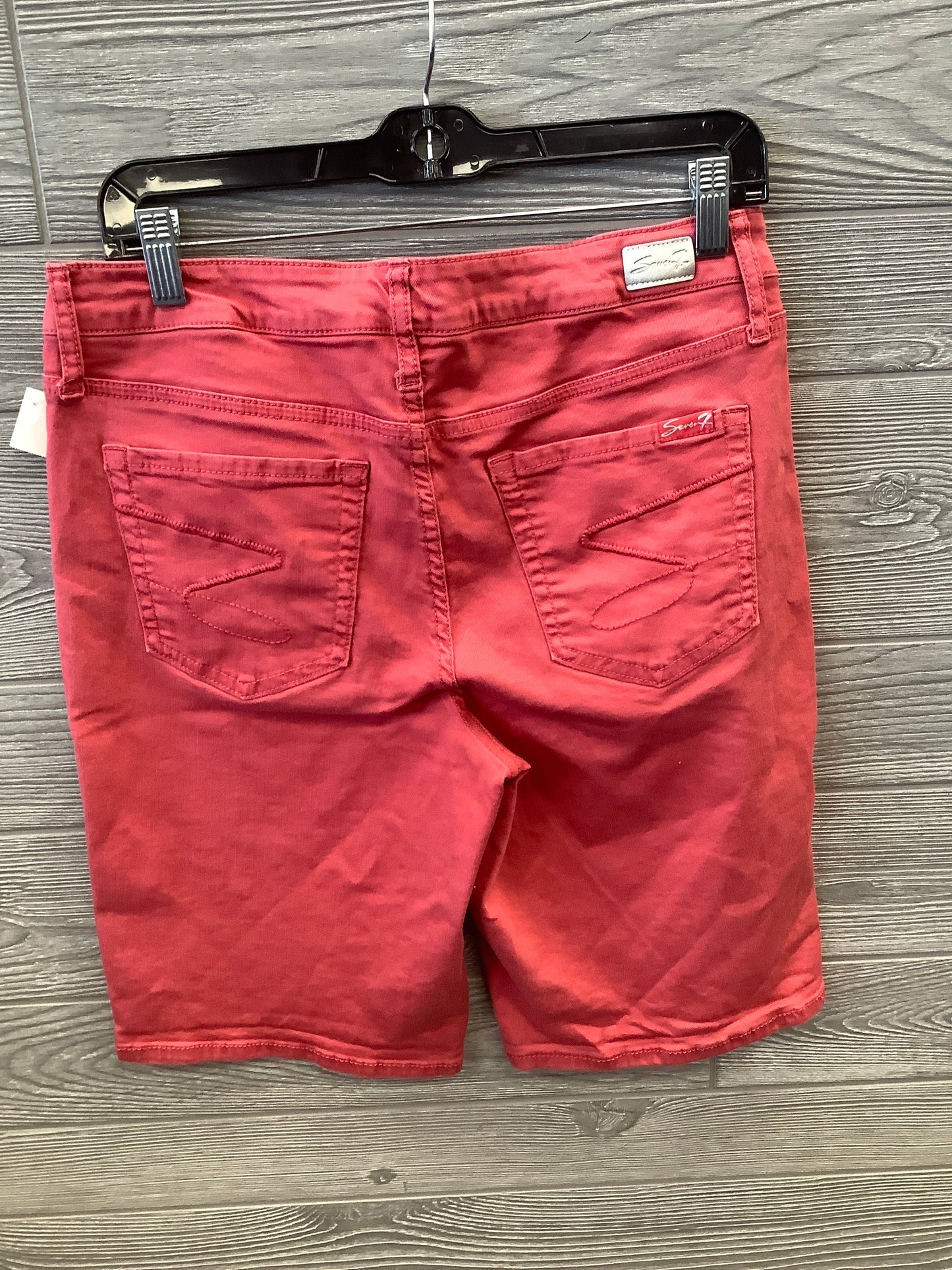 Shorts By Seven 7 In Orange, Size: 8