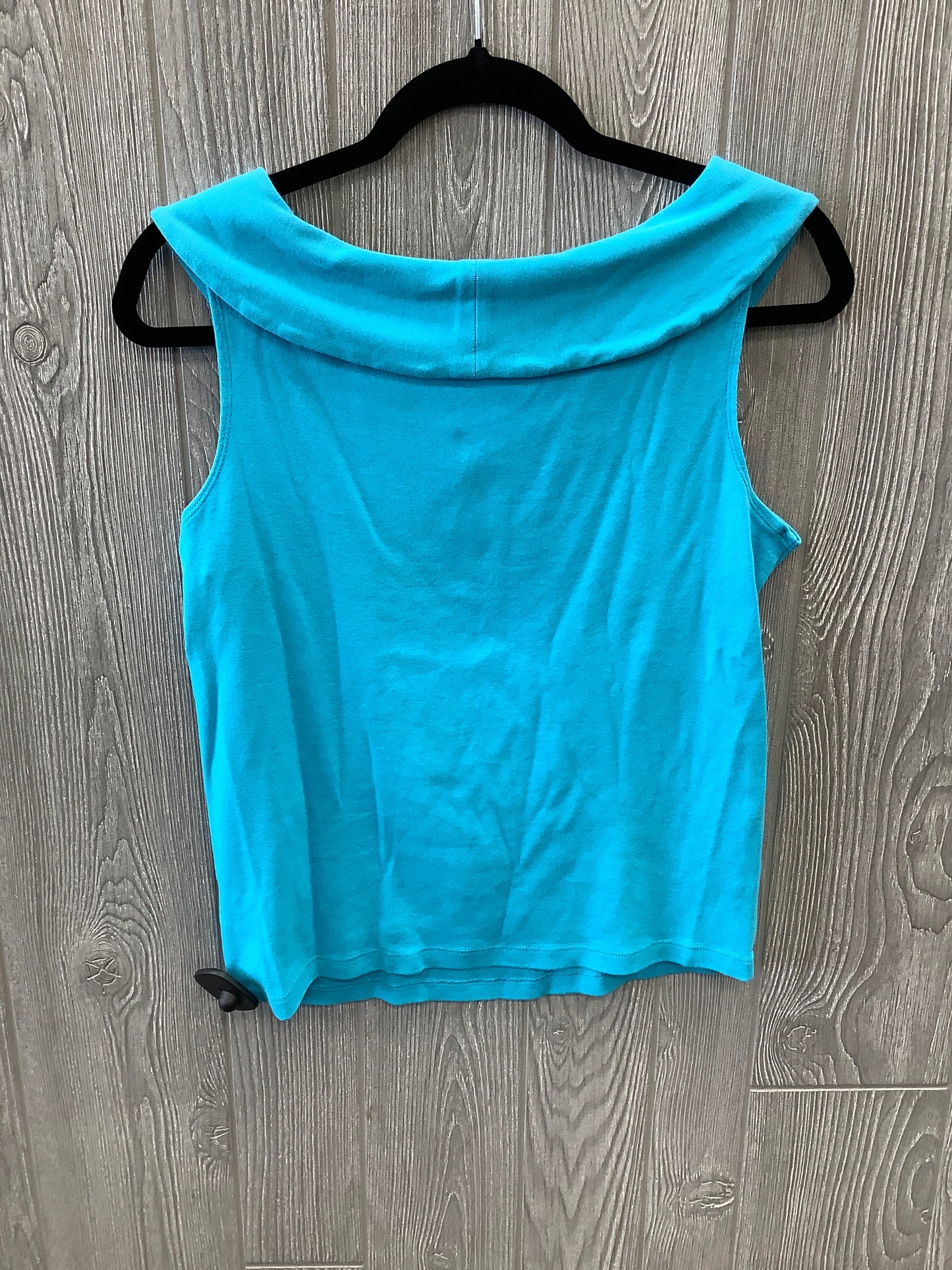 Top Sleeveless By Rafaella In Blue, Size: M