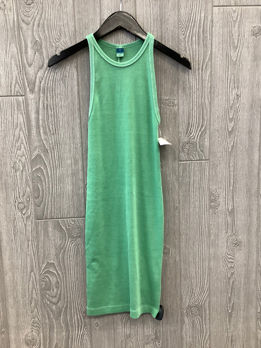 Dress Casual Midi By Old Navy In Green, Size: Xs