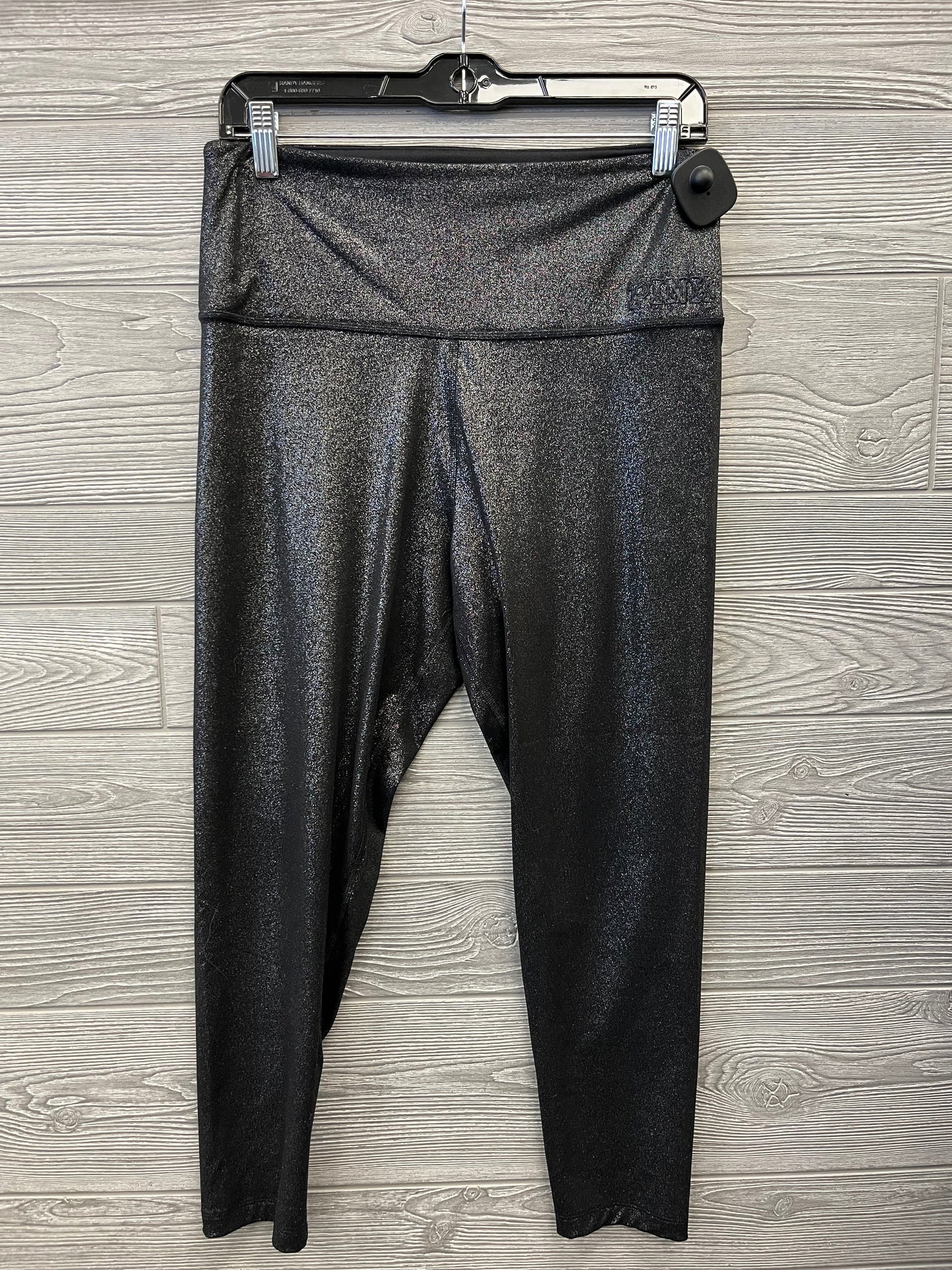 Athletic Capris By Pink In Black, Size: L