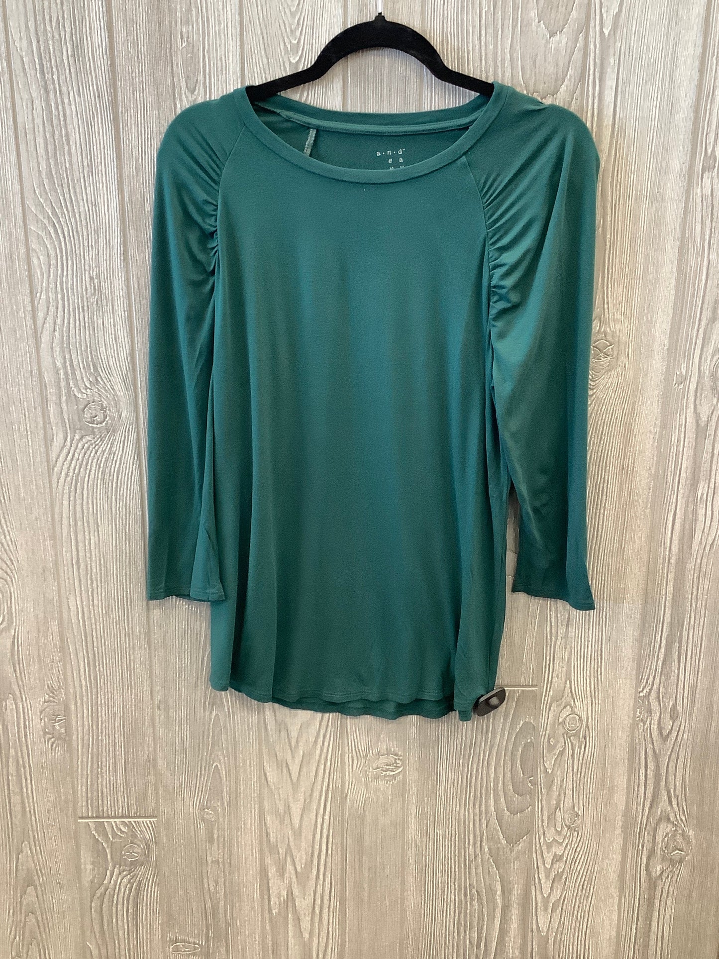 Top Long Sleeve By A New Day In Green, Size: M