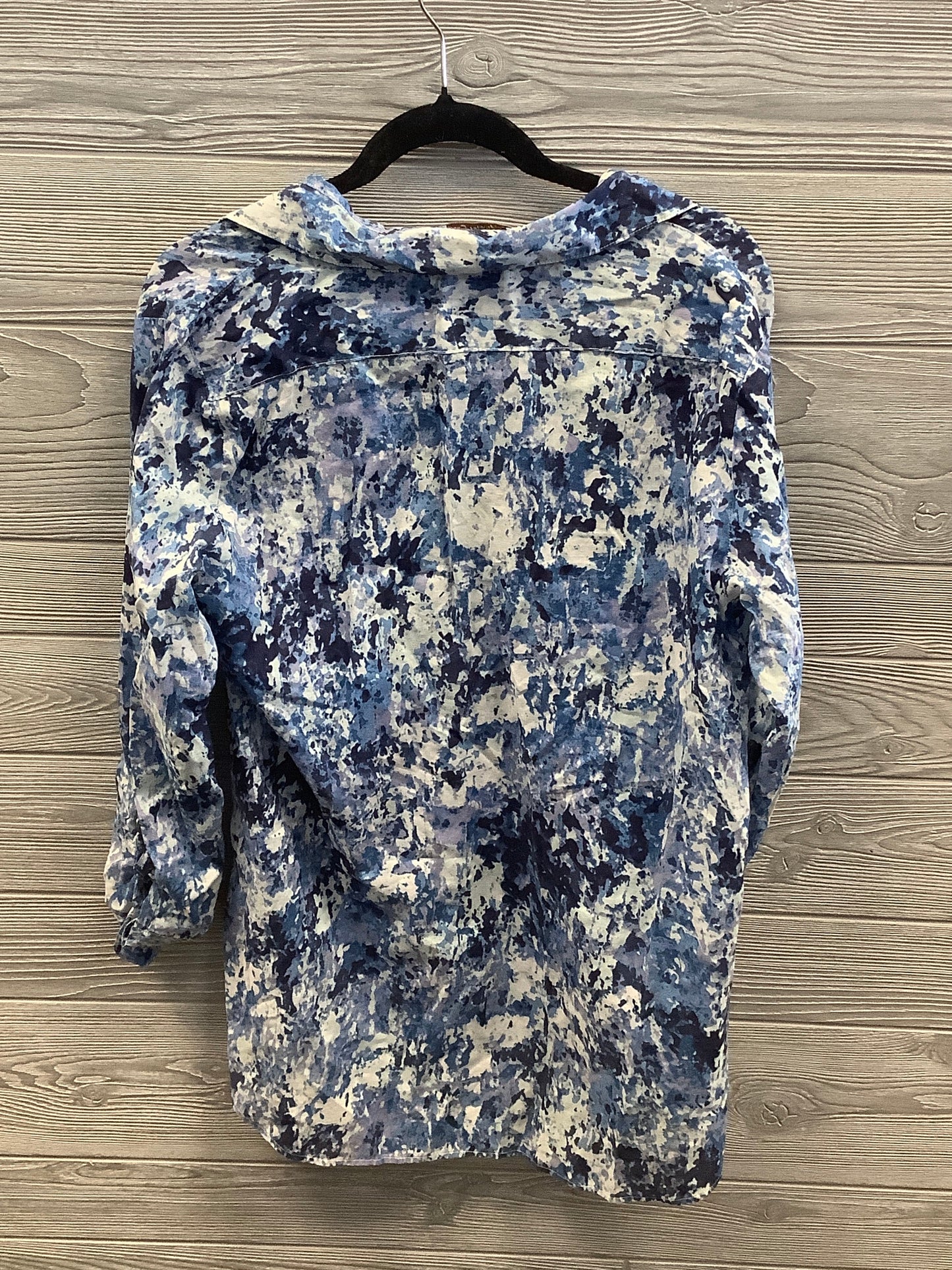 Top Long Sleeve By Coldwater Creek In Blue, Size: L