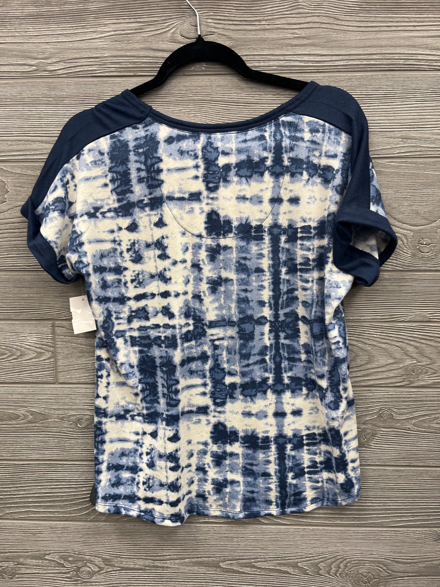 Top Short Sleeve By Lucky Brand In Blue, Size: M