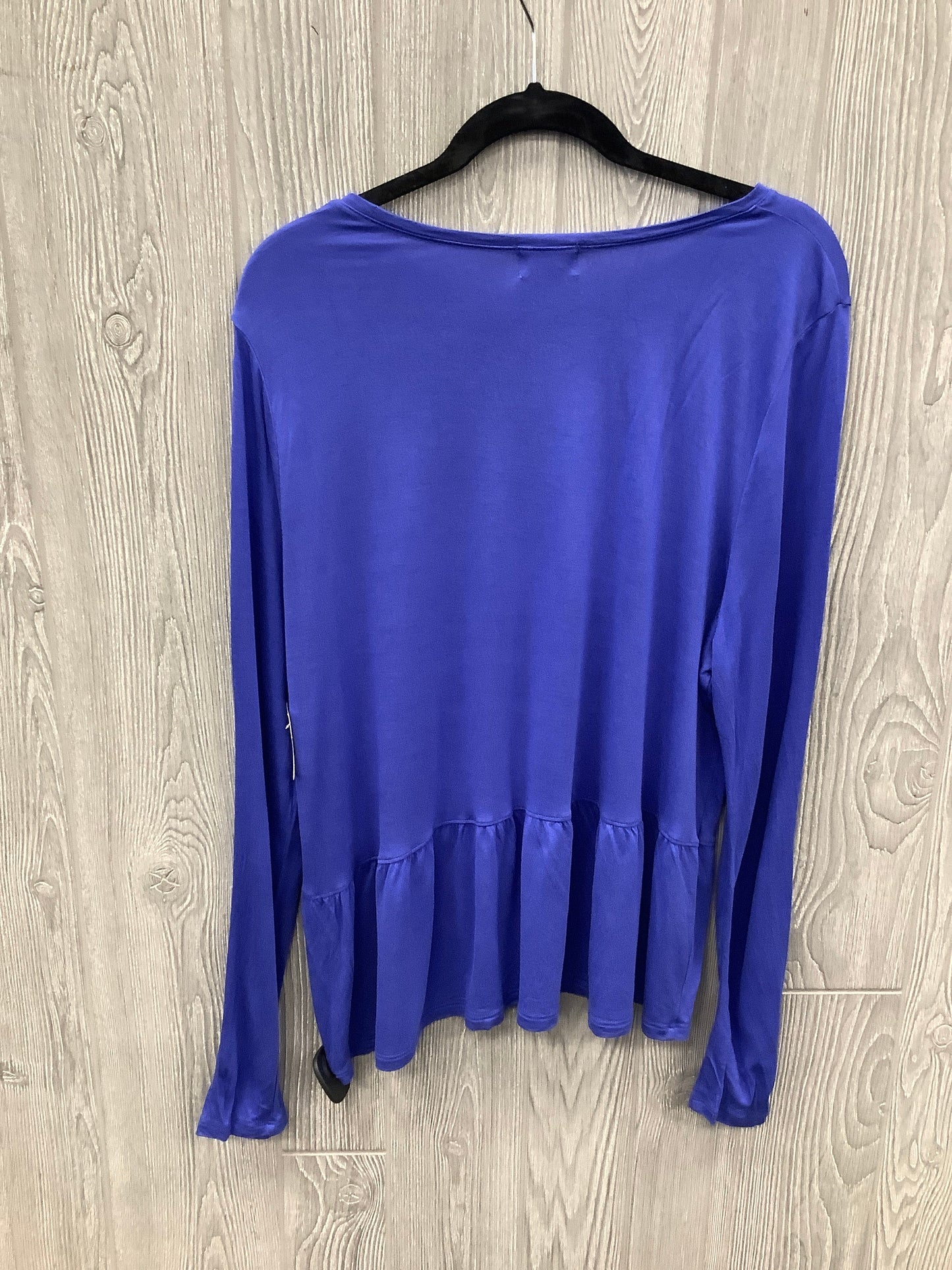 Top Long Sleeve By Old Navy In Blue, Size: Xl