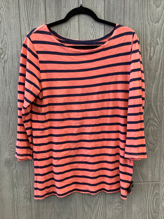 Top Long Sleeve By Old Navy In Striped Pattern, Size: M