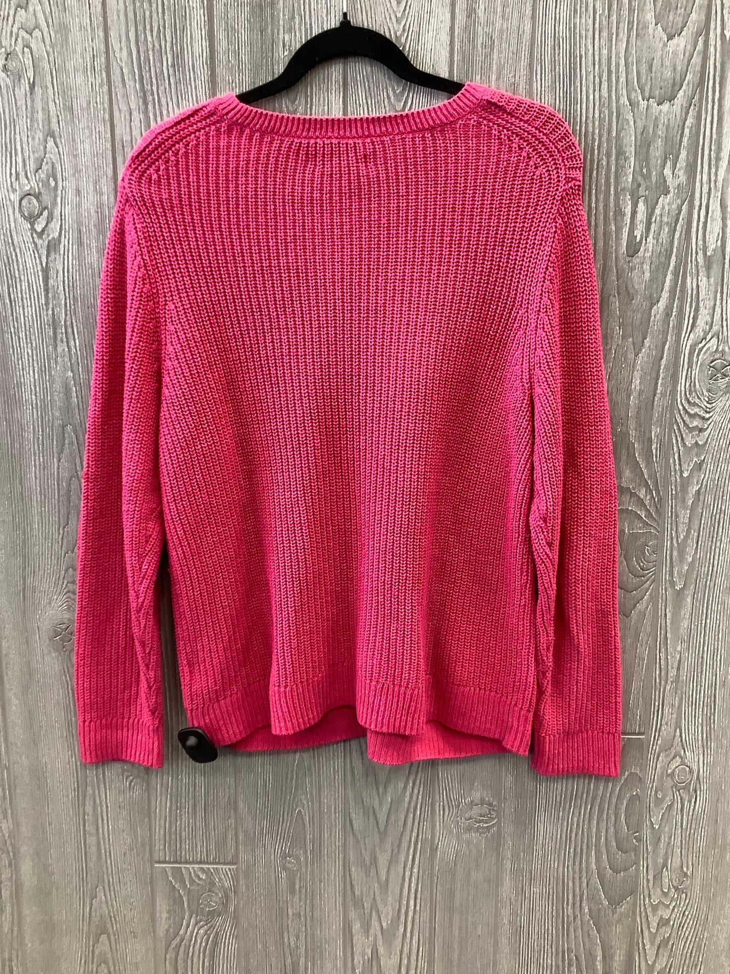 Sweater By Croft And Barrow In Pink, Size: Xlp