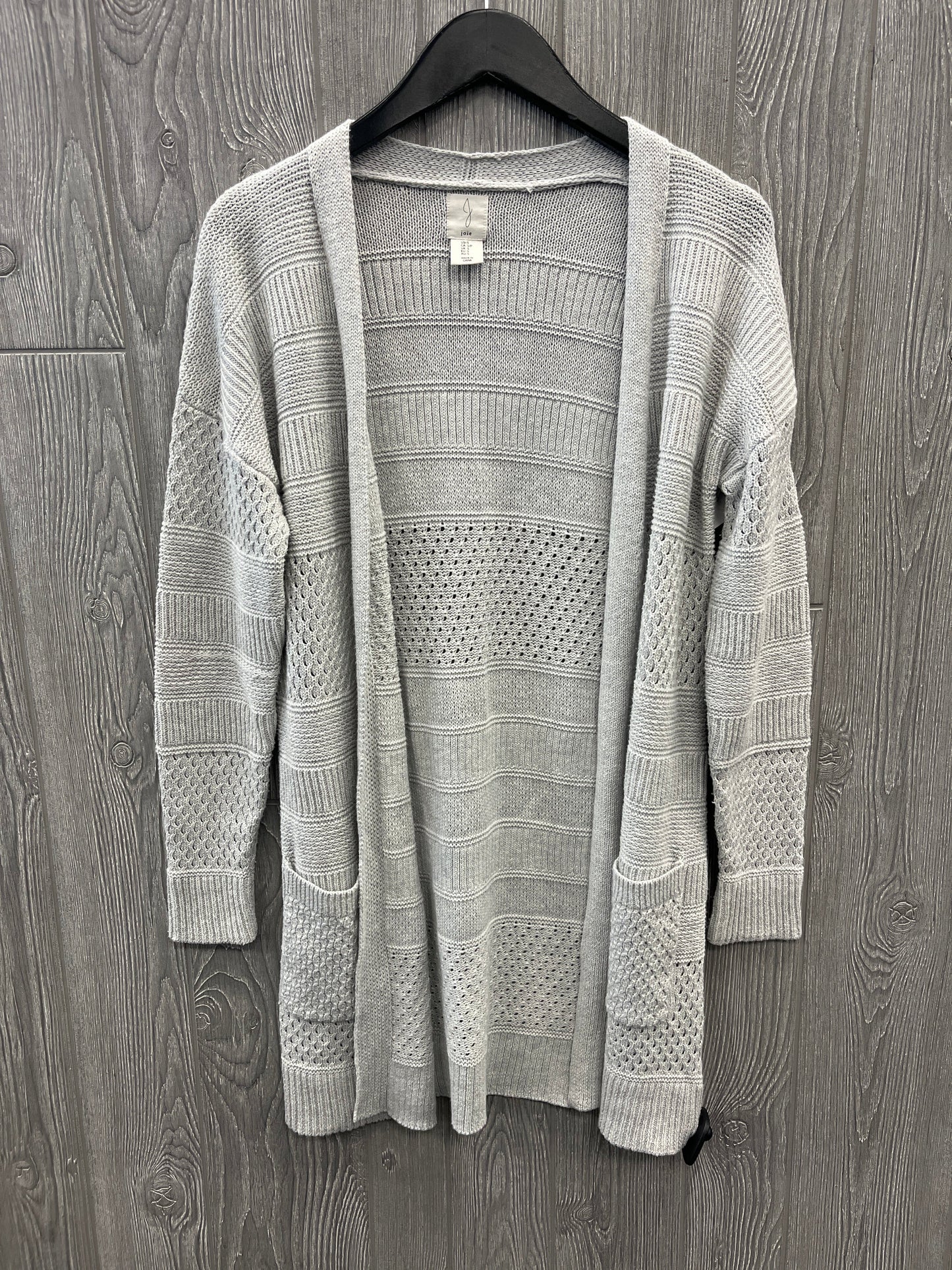 Sweater Cardigan By Joie In Grey, Size: S