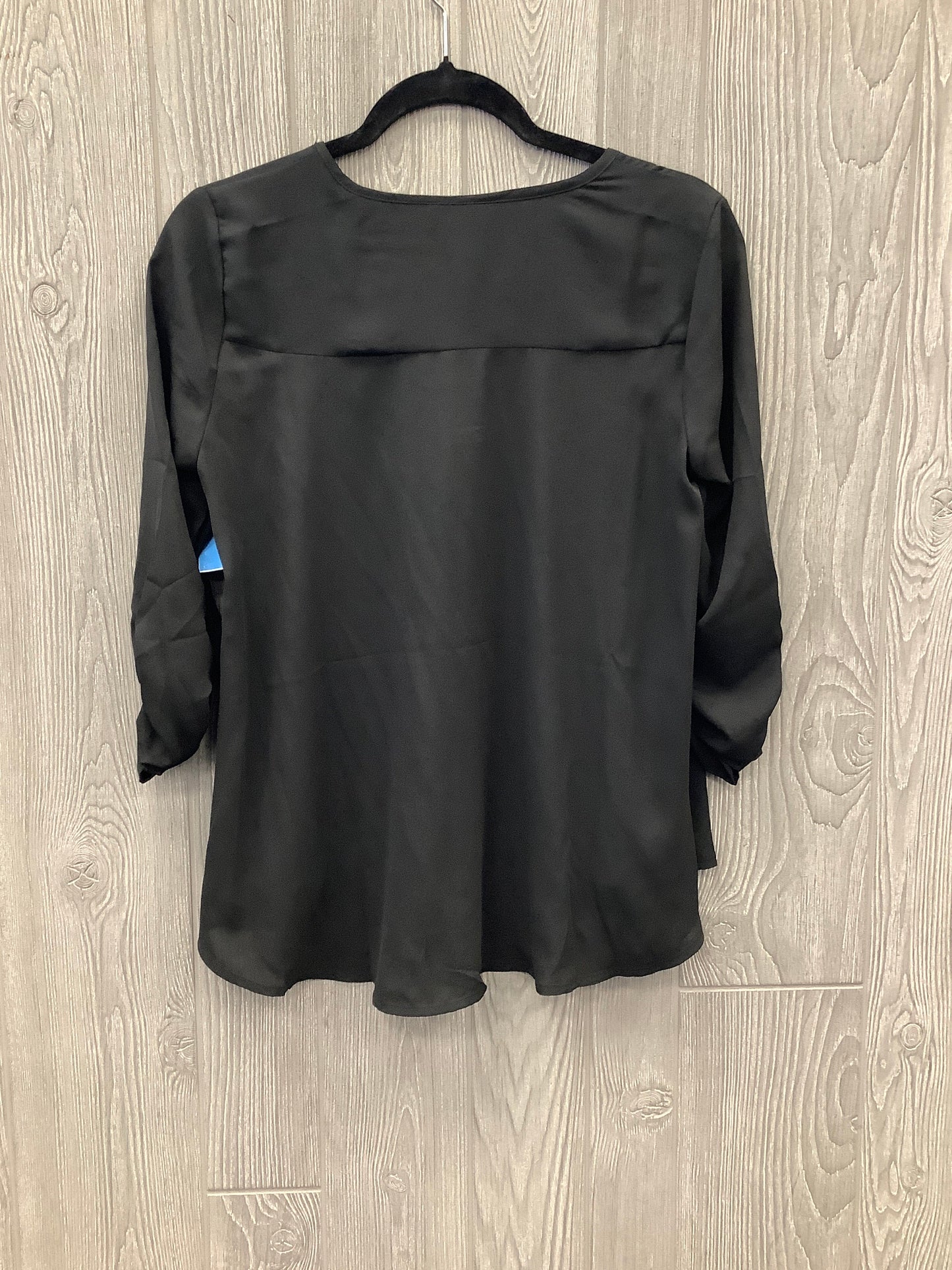 Top Long Sleeve By Style And Company In Black, Size: Sp