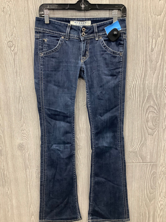 Jeans Boot Cut By Hudson In Blue Denim, Size: 2