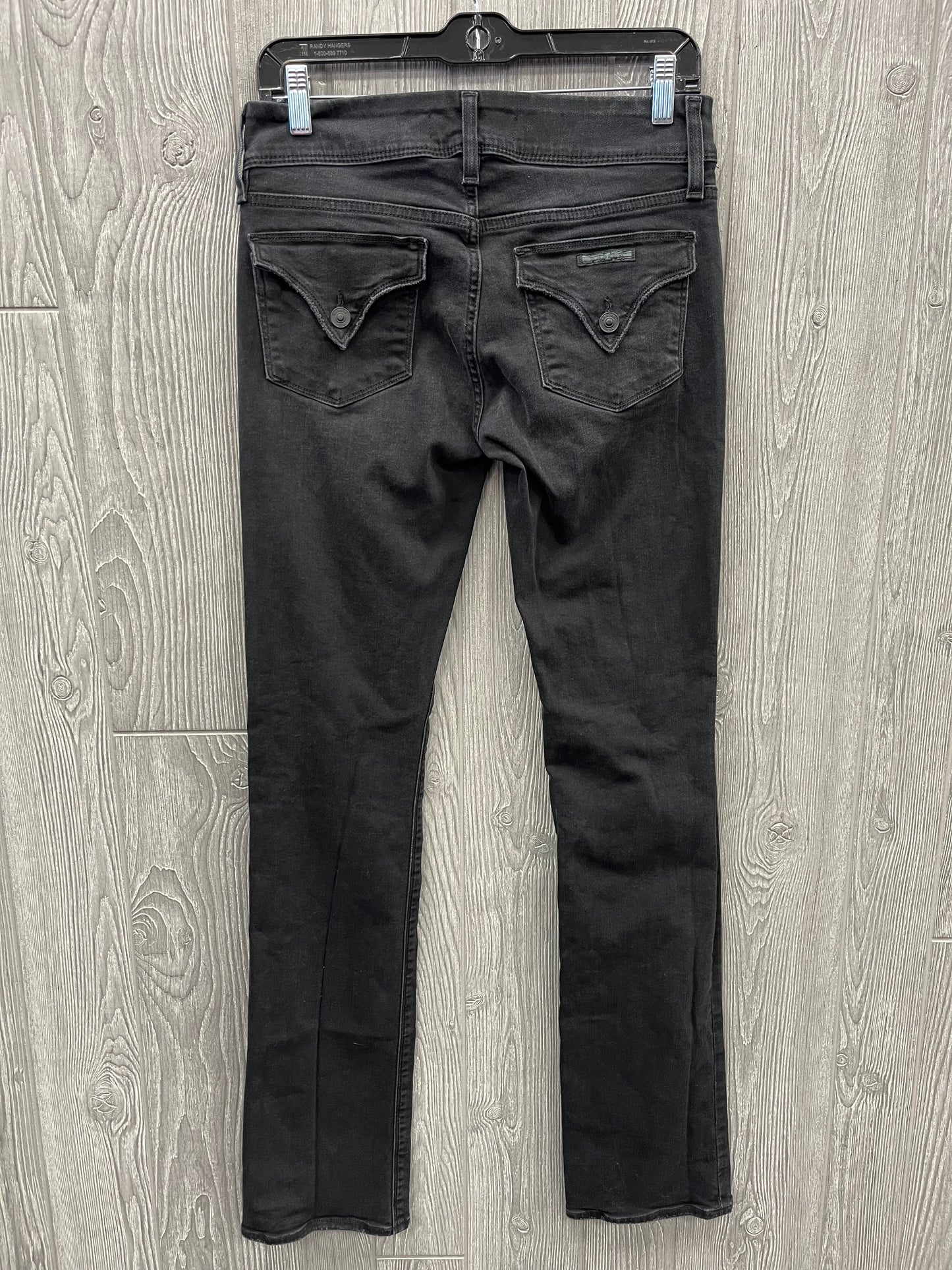 Jeans Straight By Hudson In Black, Size: 4