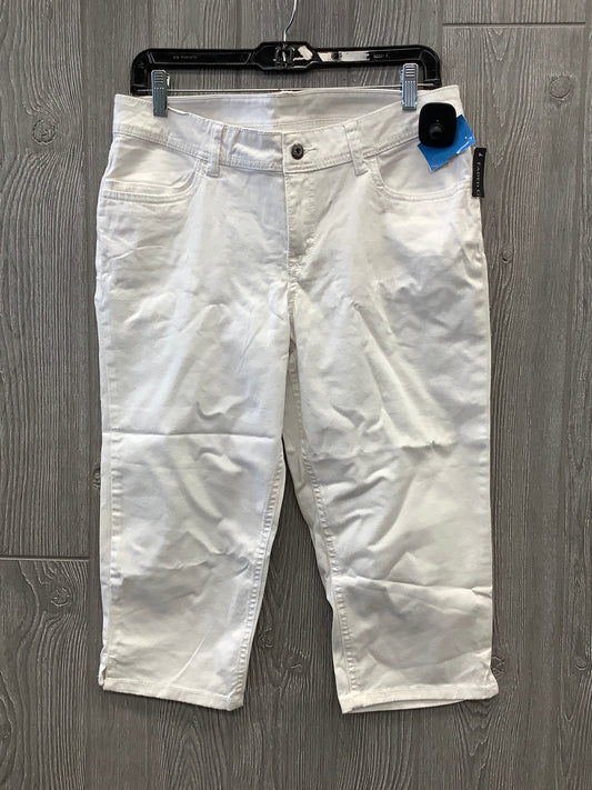 Capris By Faded Glory In White, Size: 10