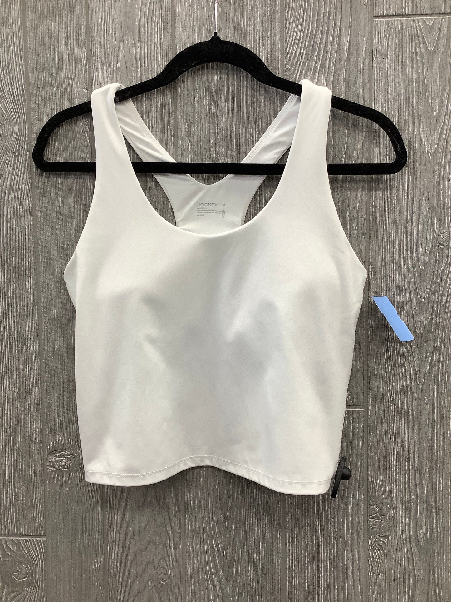 Athletic Tank Top By Jockey In White, Size: M