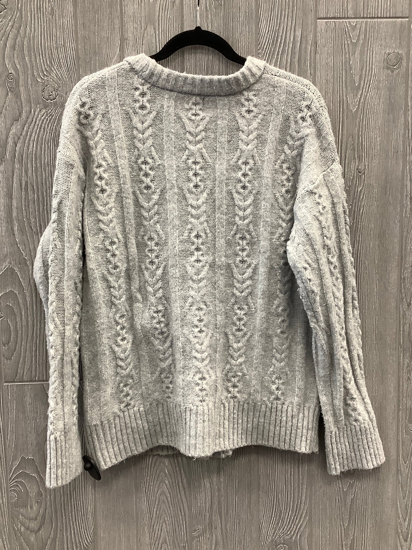 Sweater Cardigan By A New Day In Grey, Size: Xs