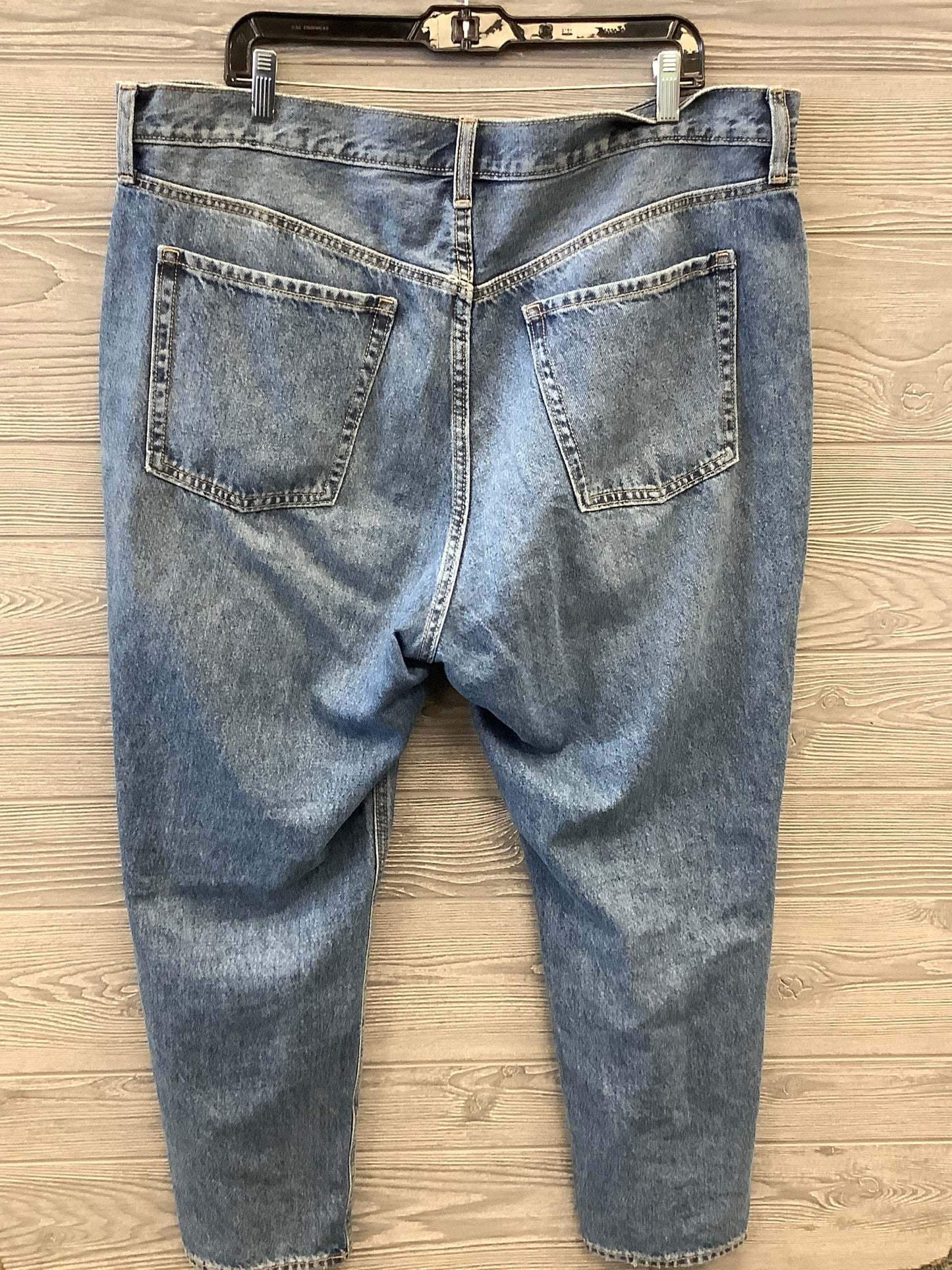 Jeans Straight By Old Navy In Blue Denim, Size: 18