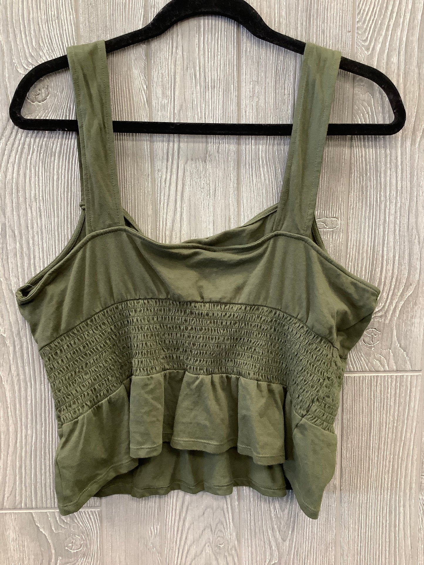 Top Sleeveless By Express In Green, Size: L