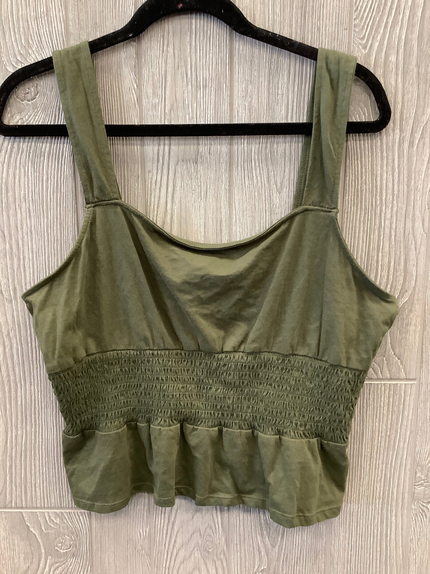 Top Sleeveless By Express In Green, Size: L