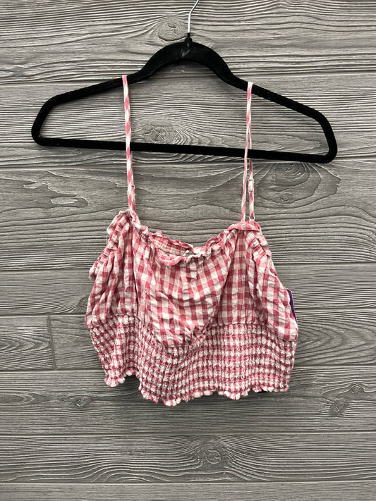 Top Sleeveless By American Eagle In Pink, Size: L