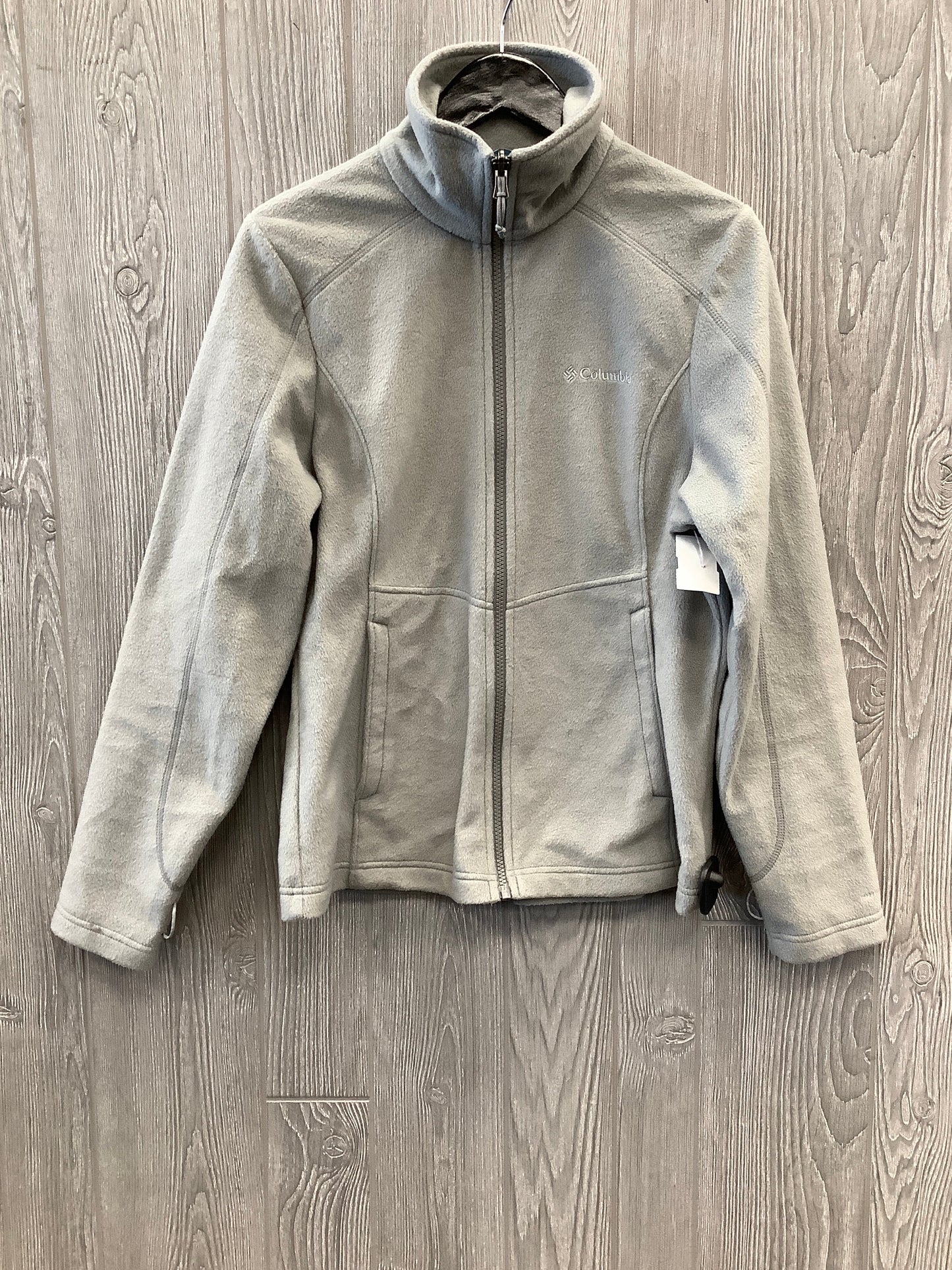 Jacket Fleece By Columbia In Grey, Size: S