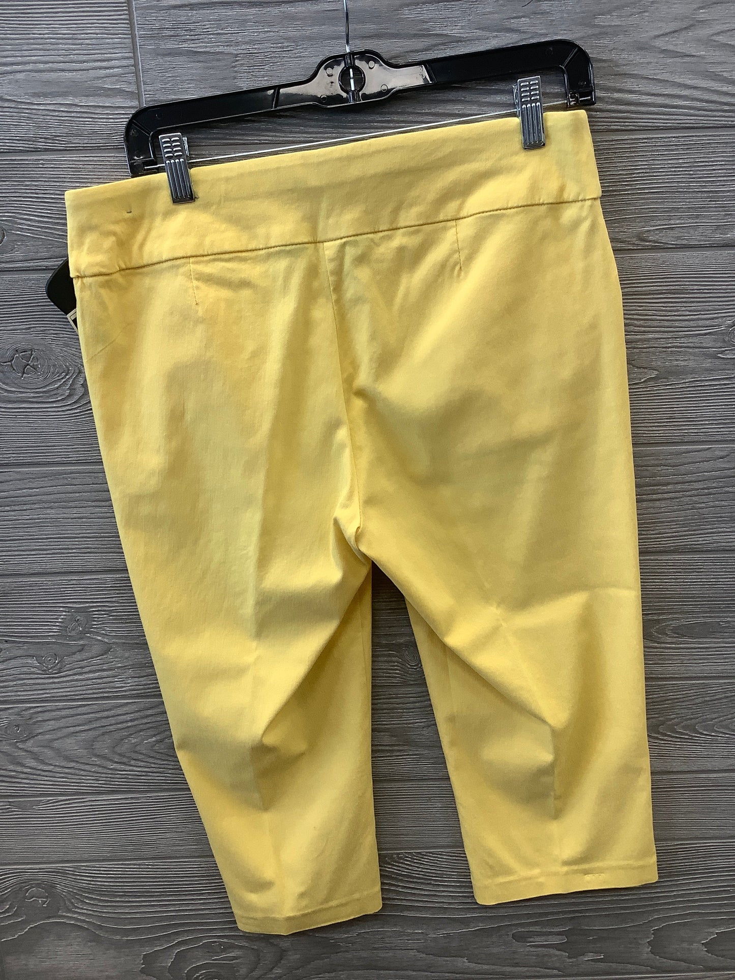 Capris By Christopher And Banks In Yellow, Size: 8