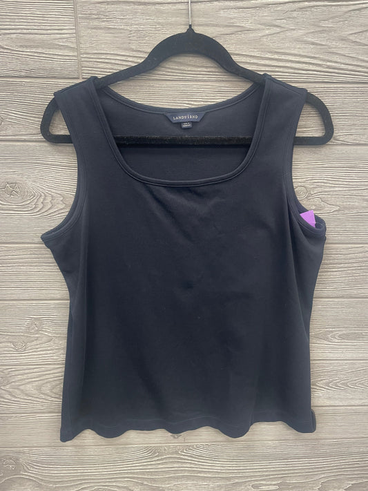 Black Tank Top Lands End, Size L