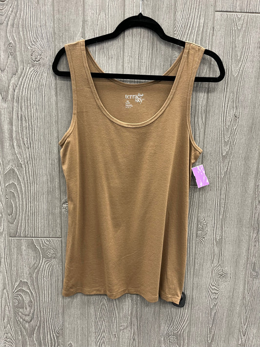 Tank Top By Terra & Sky In Brown, Size: Xl