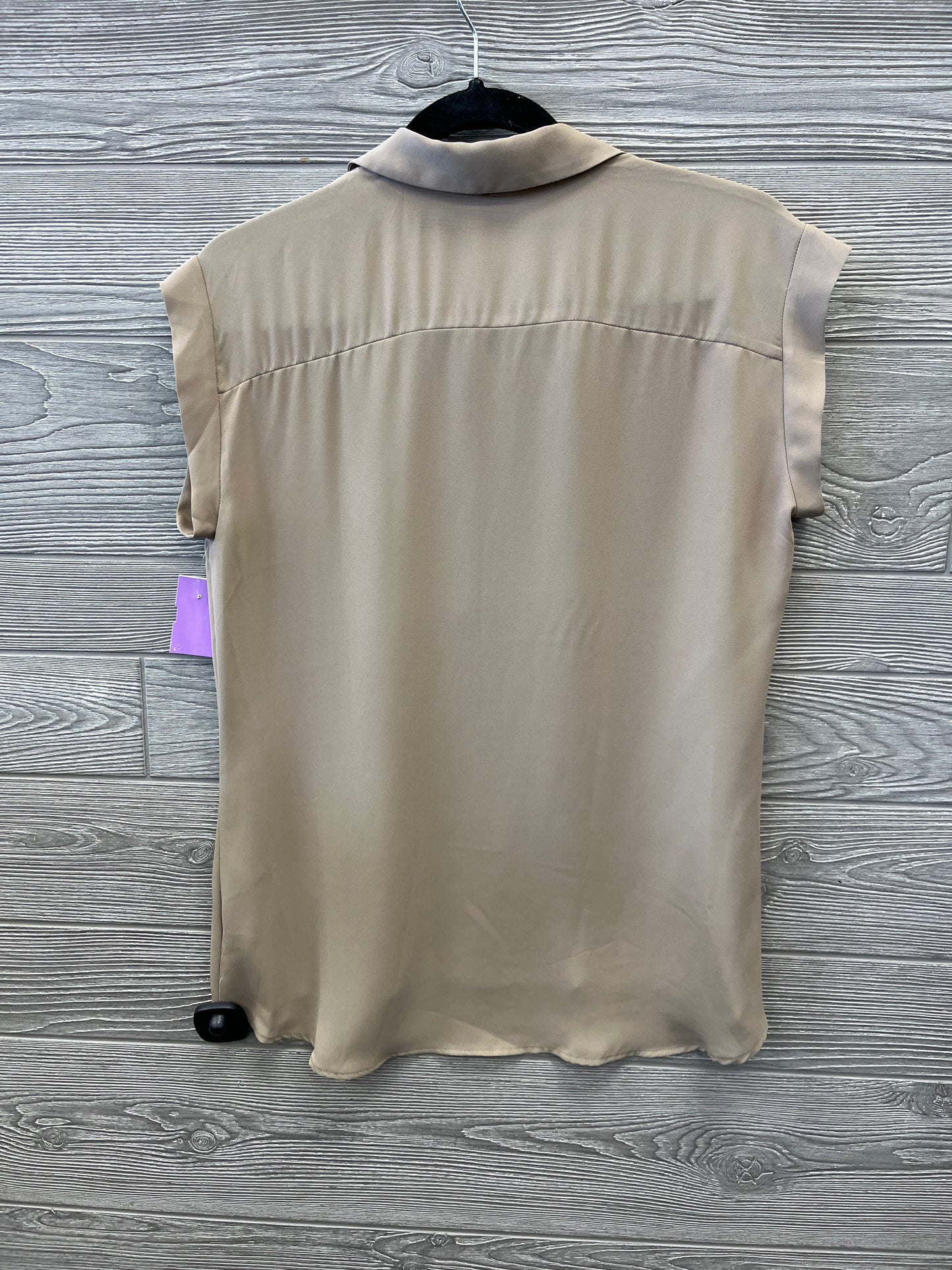 Top Short Sleeve By Limited In Tan, Size: S