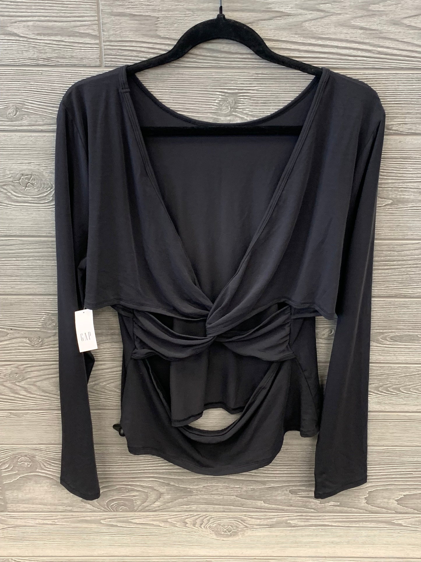 Black Top Long Sleeve Gap, Size Xl