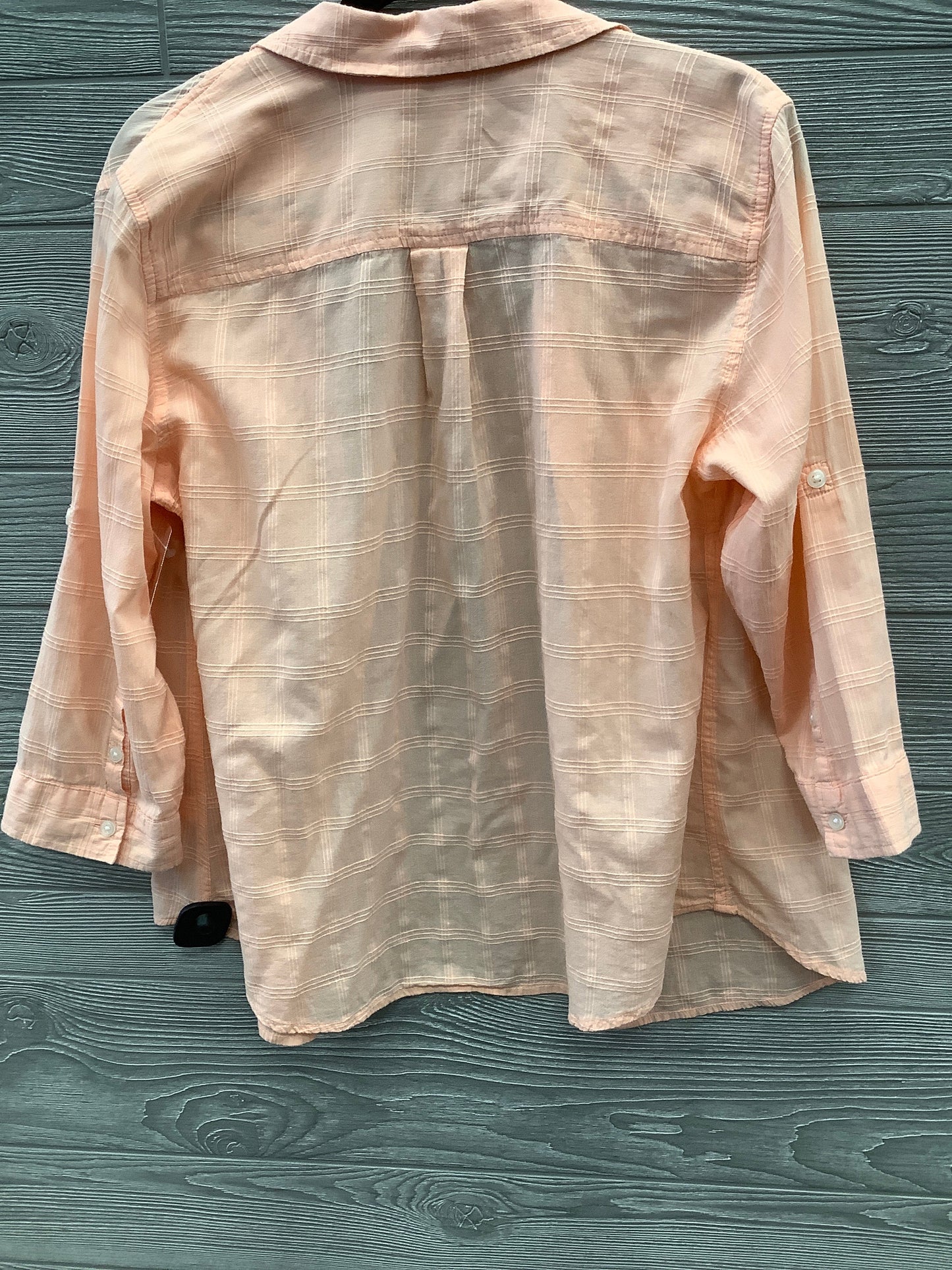 Orange Top Long Sleeve Croft And Barrow, Size L