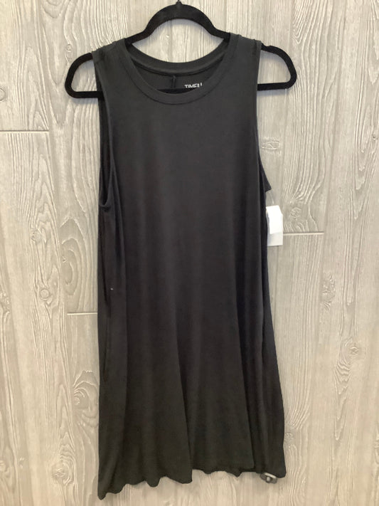 Dress Casual Midi By Time And Tru In Black, Size: L