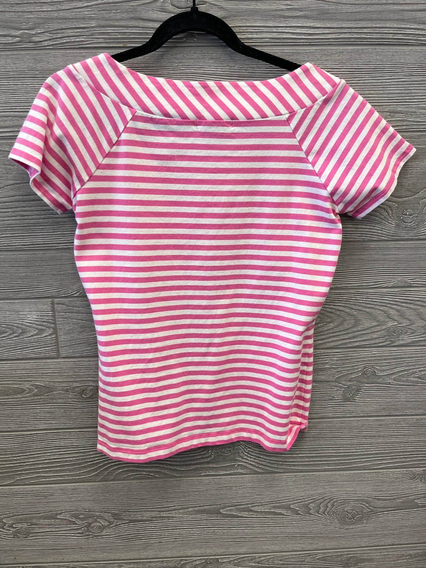 Top Short Sleeve By Chaps In Pink, Size: S