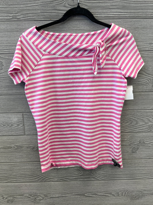 Top Short Sleeve By Chaps In Pink, Size: S