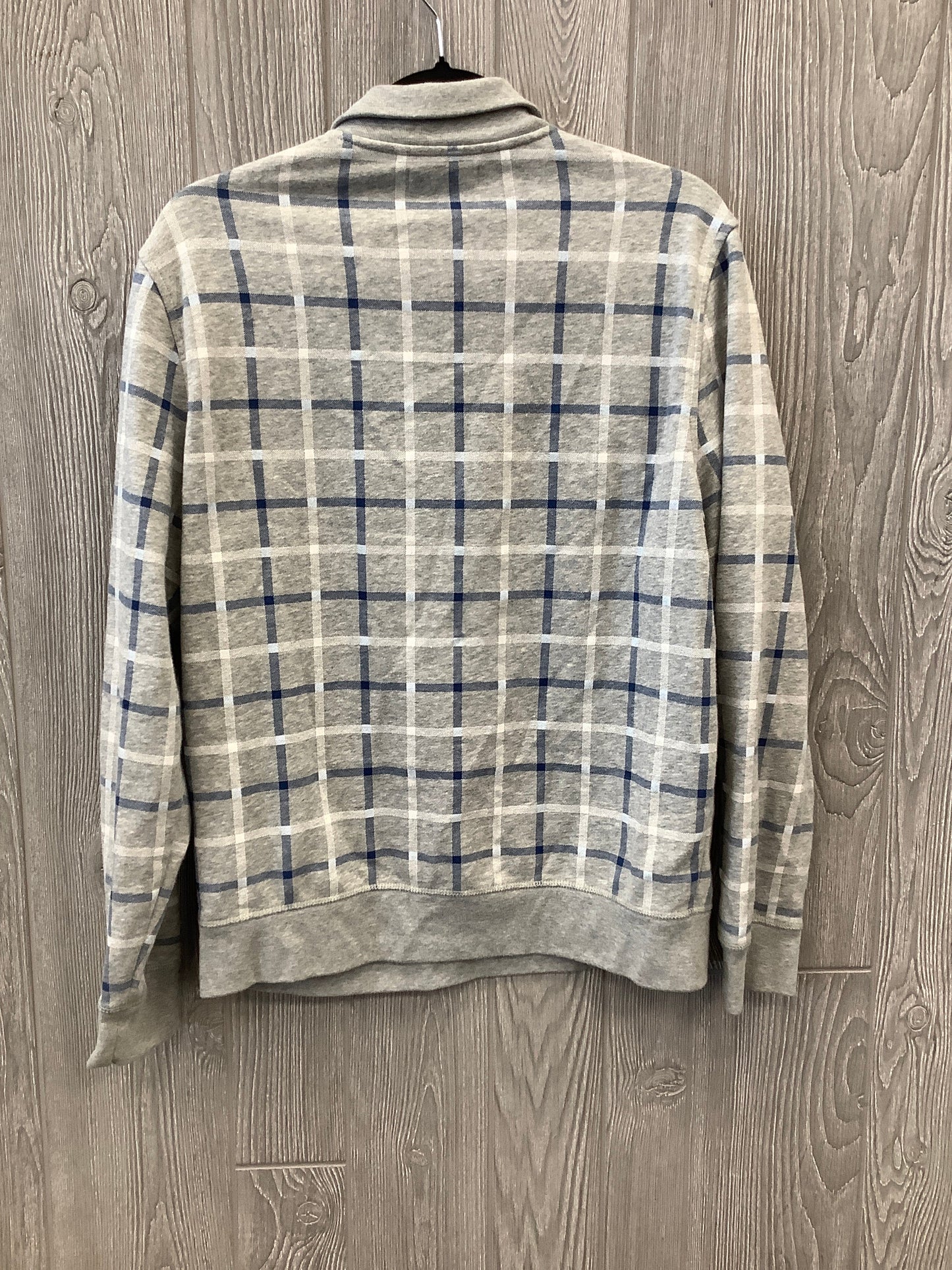 Sweatshirt Crewneck By Nautica In Blue & Grey, Size: M