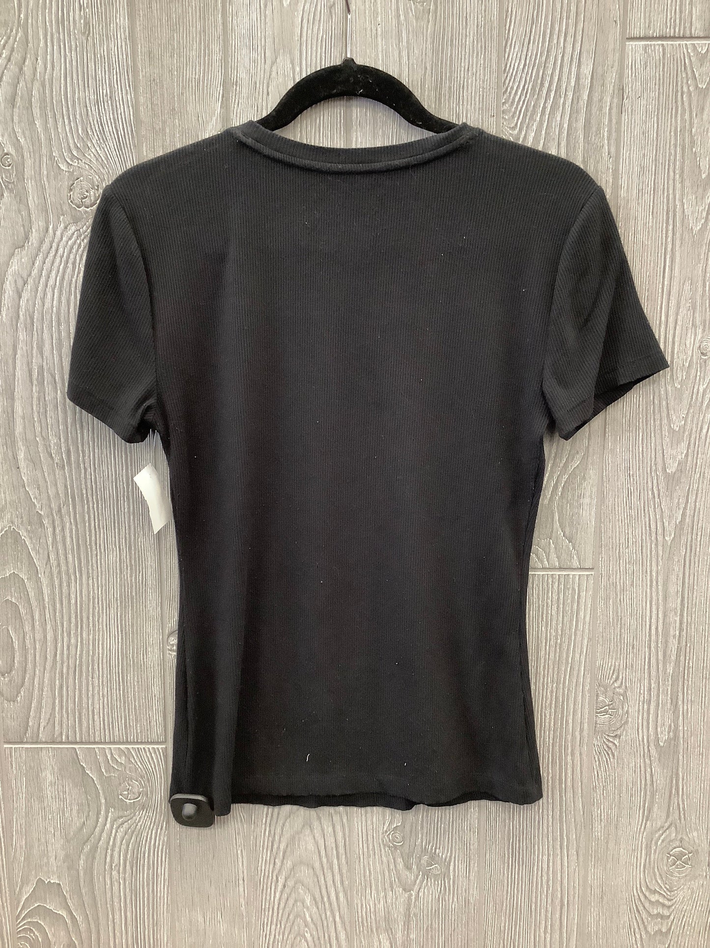 Top Short Sleeve By Nine West In Black, Size: S