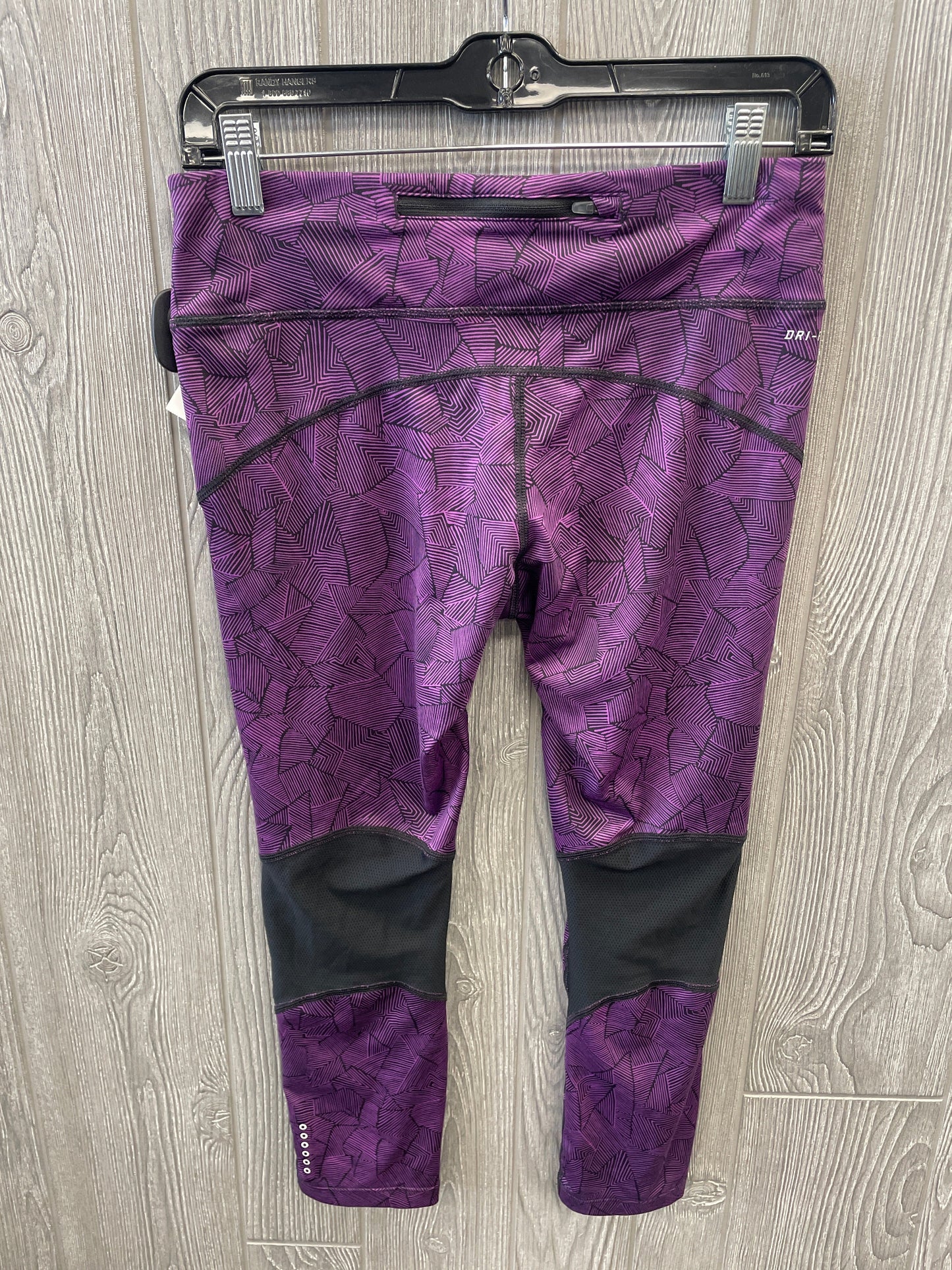 Athletic Capris By Nike Apparel In Purple, Size: M