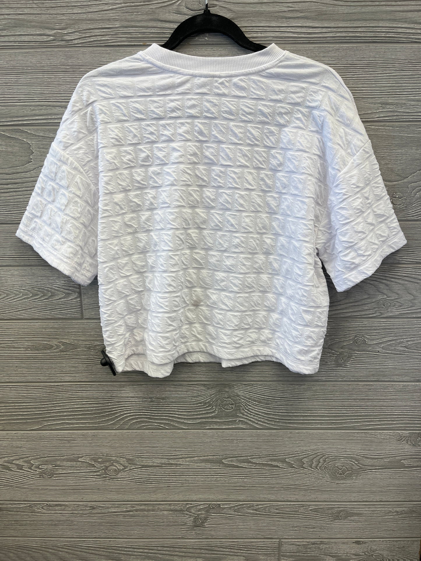 Top Short Sleeve By A New Day In White, Size: S