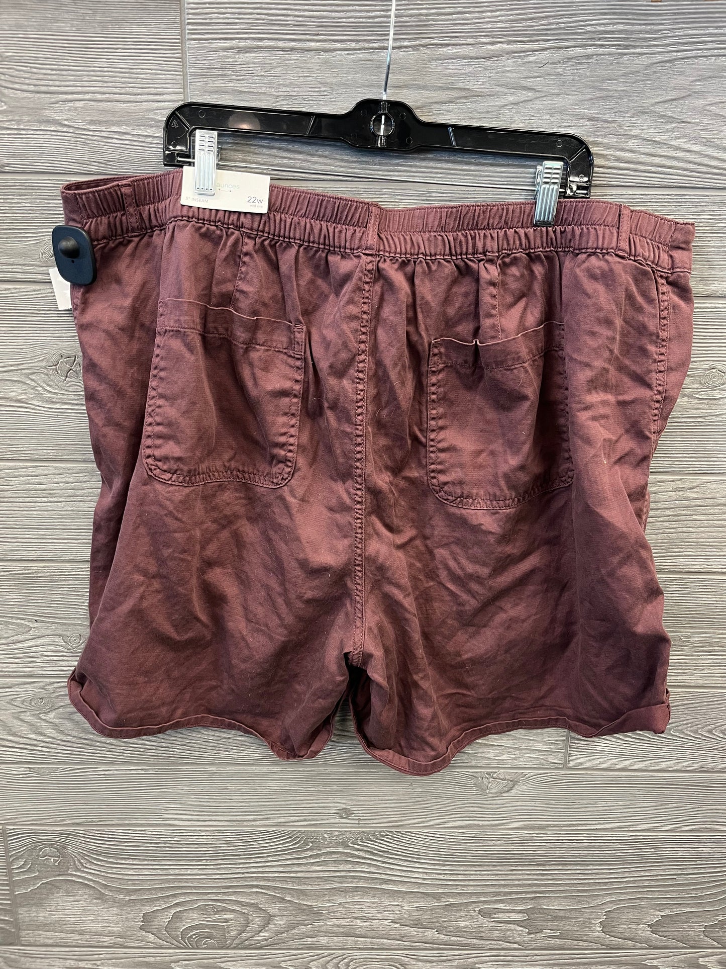 Shorts By Maurices In Purple, Size: 22w