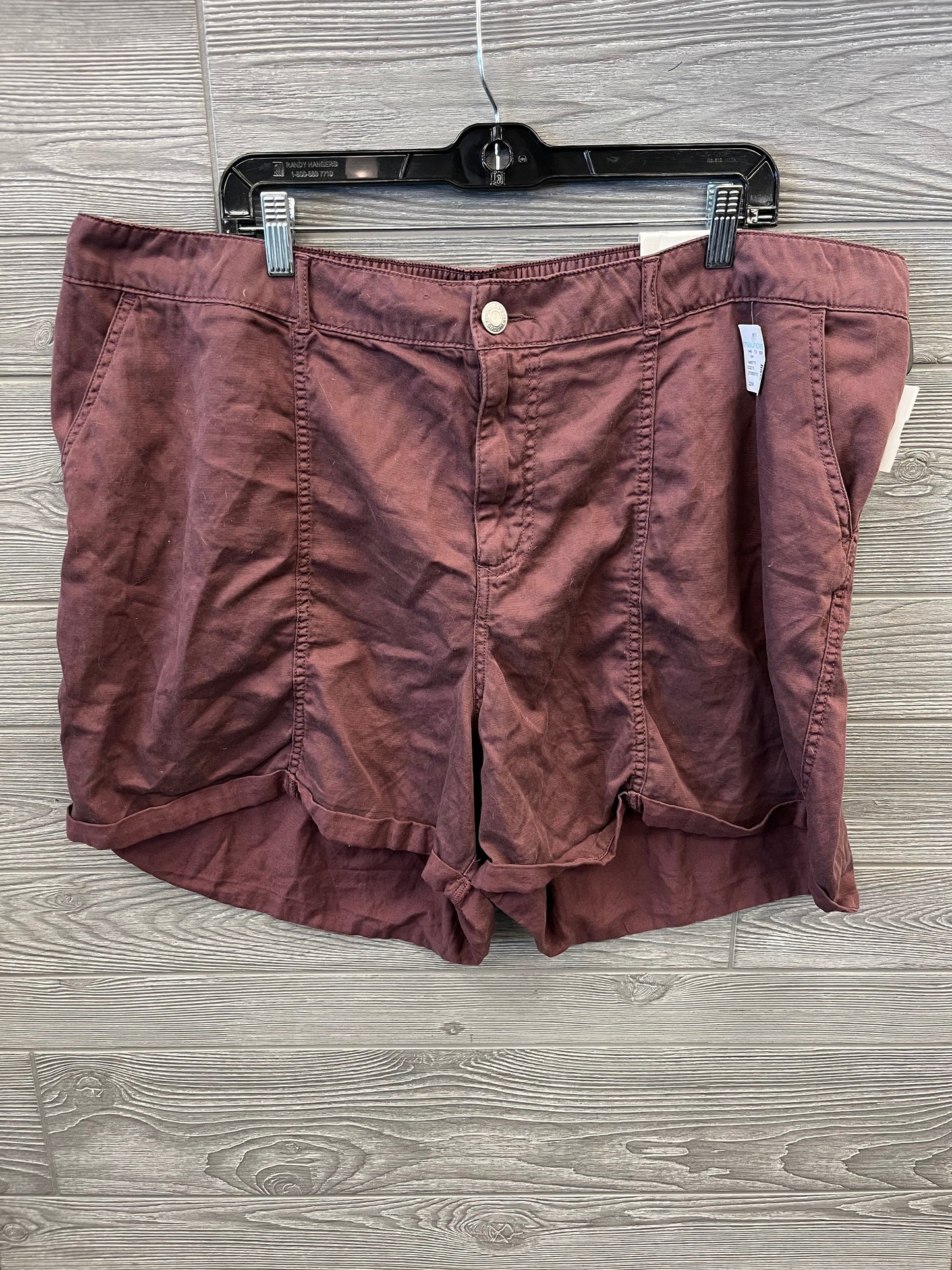 Shorts By Maurices In Purple, Size: 22w