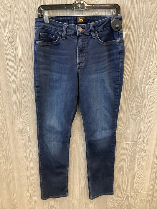 Jeans Skinny By Lee In Blue Denim, Size: 10