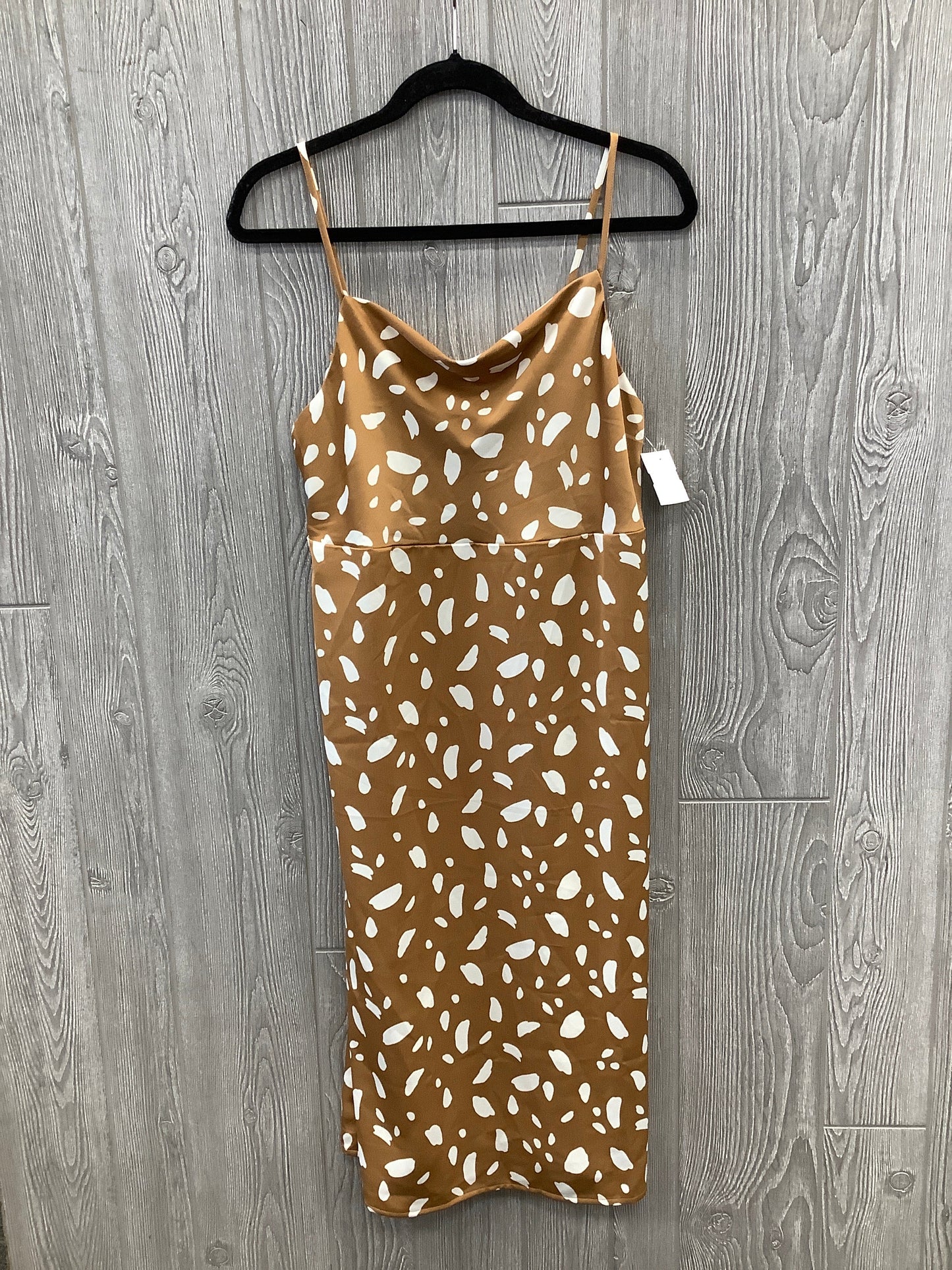 Dress Casual Midi By Old Navy In Bronze, Size: Sp