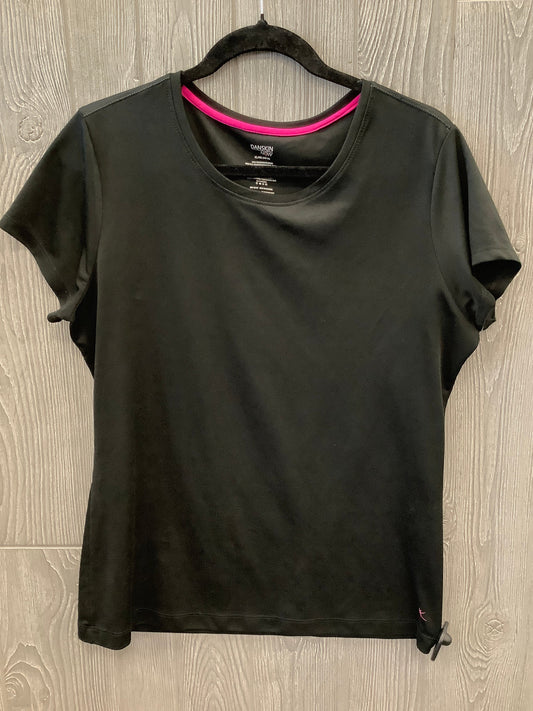 Athletic Top Short Sleeve By Danskin Now In Black, Size: Xl