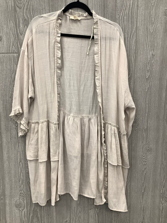 Kimono By Easel In Tan, Size: 2x