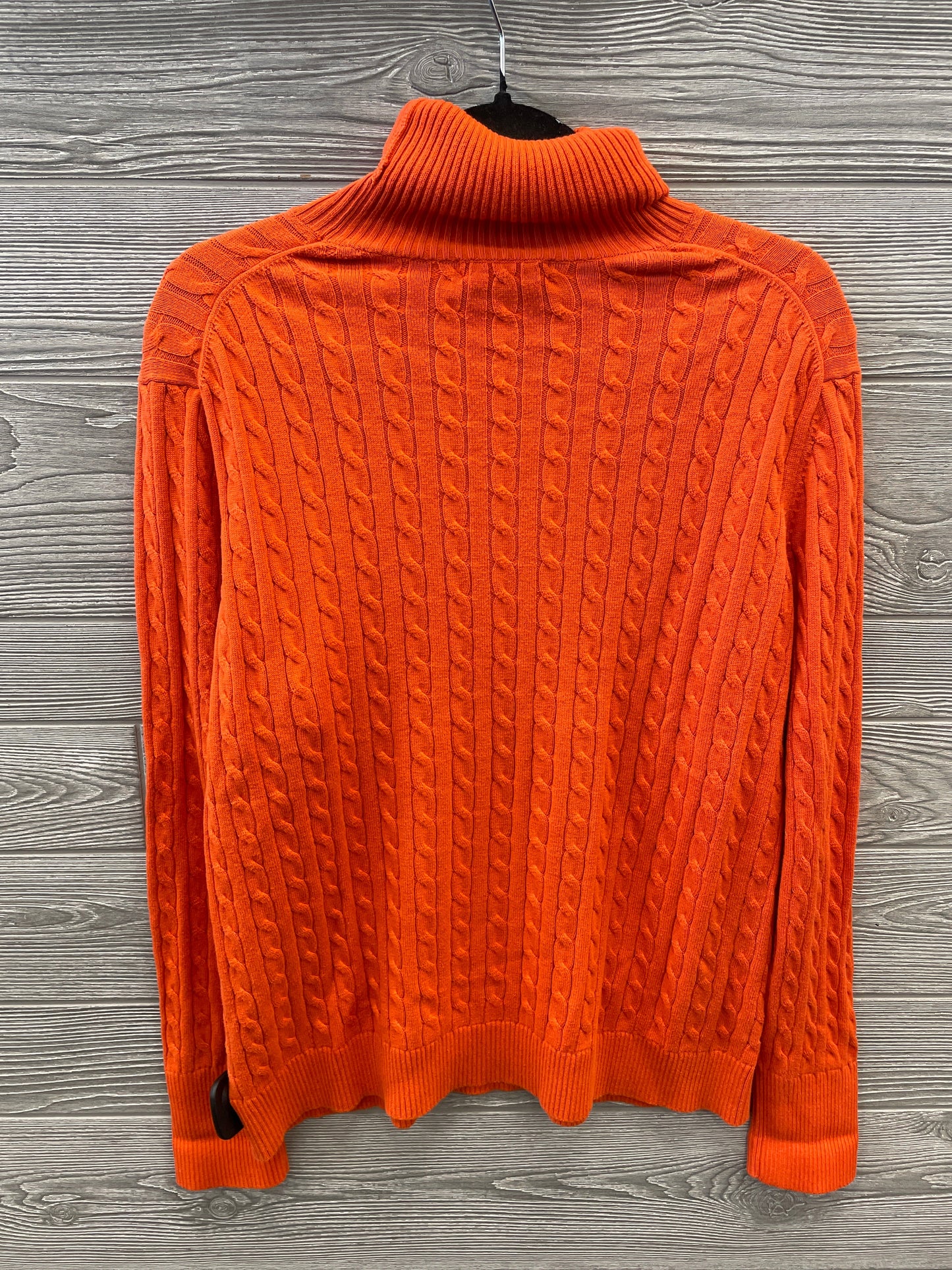 Sweater By Lands End In Orange, Size: L