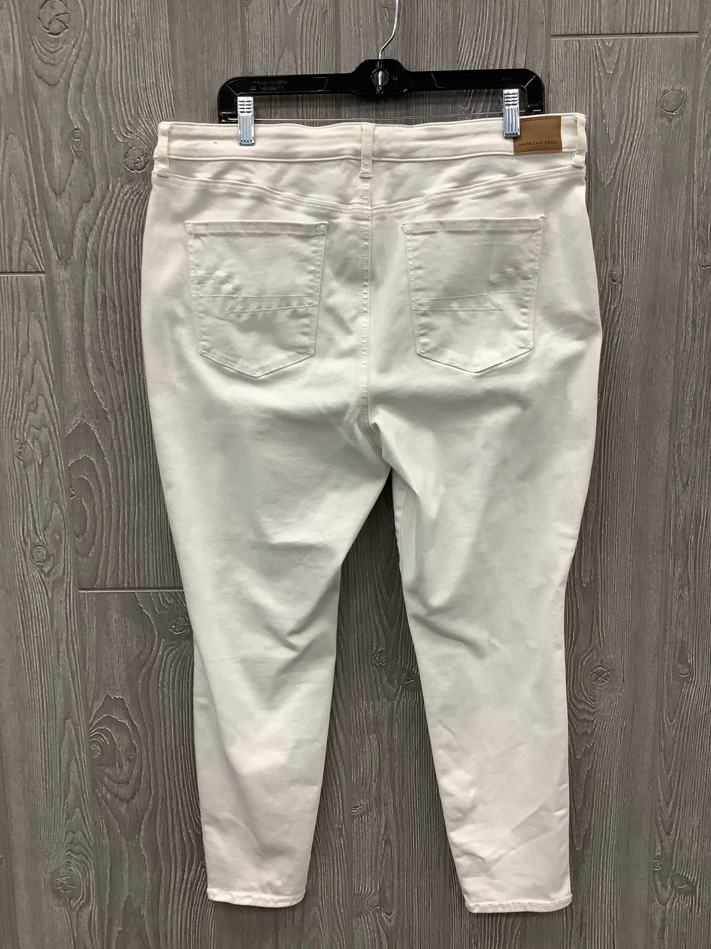 Jeans Jeggings By American Eagle In White, Size: 20