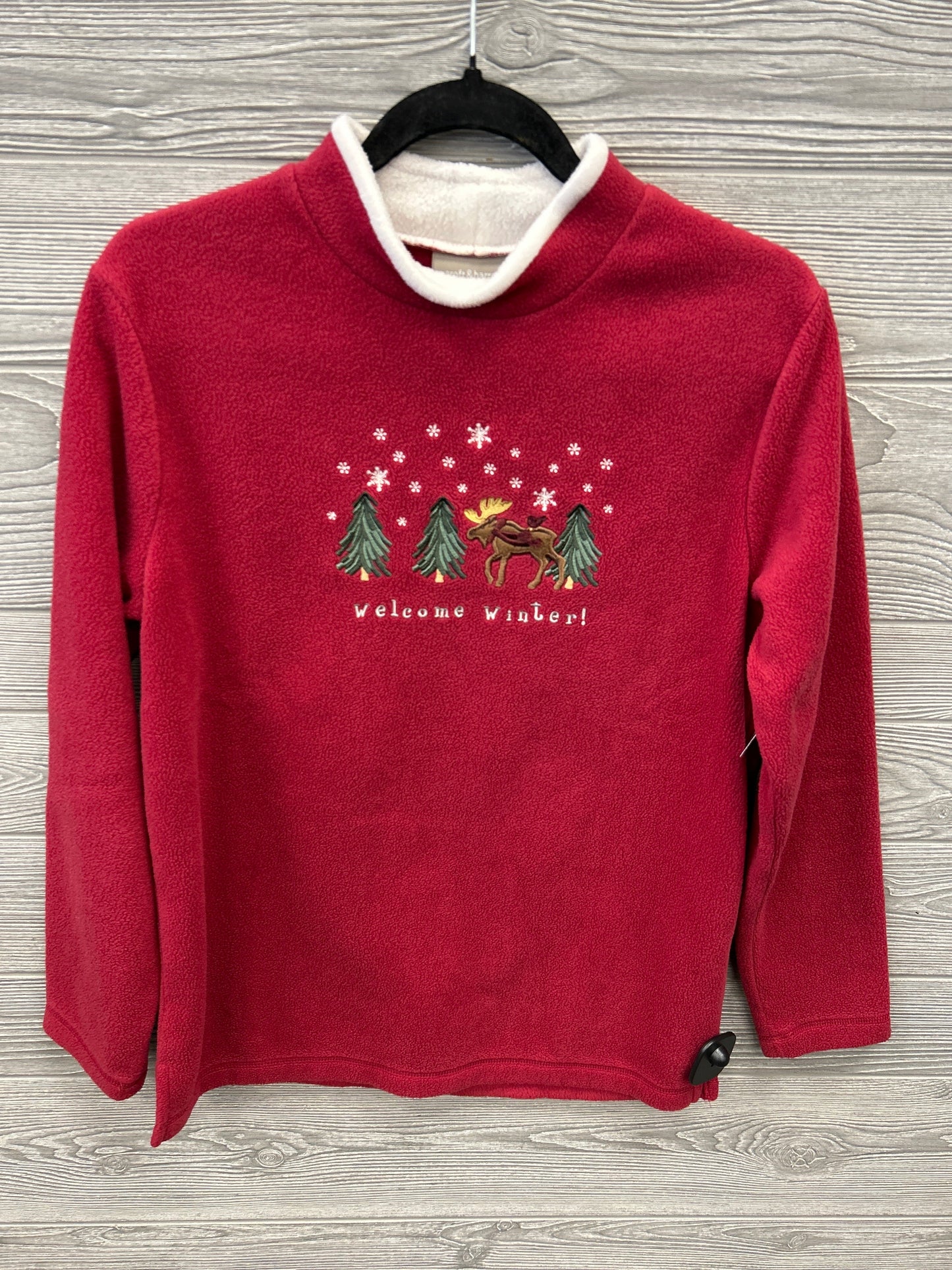 Sweater By Croft And Barrow In Red, Size: S