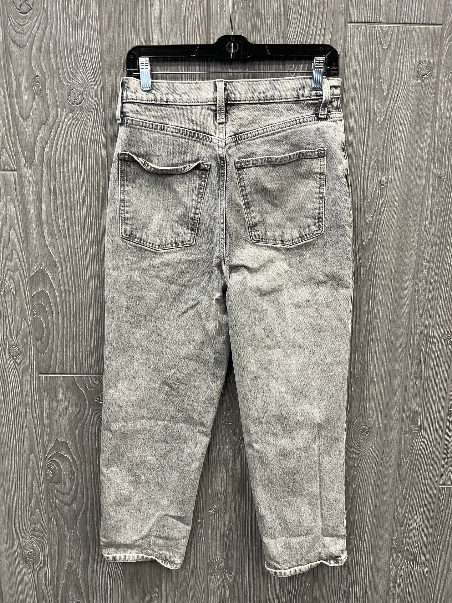 Jeans Straight By Universal Thread In Grey Denim, Size: 4