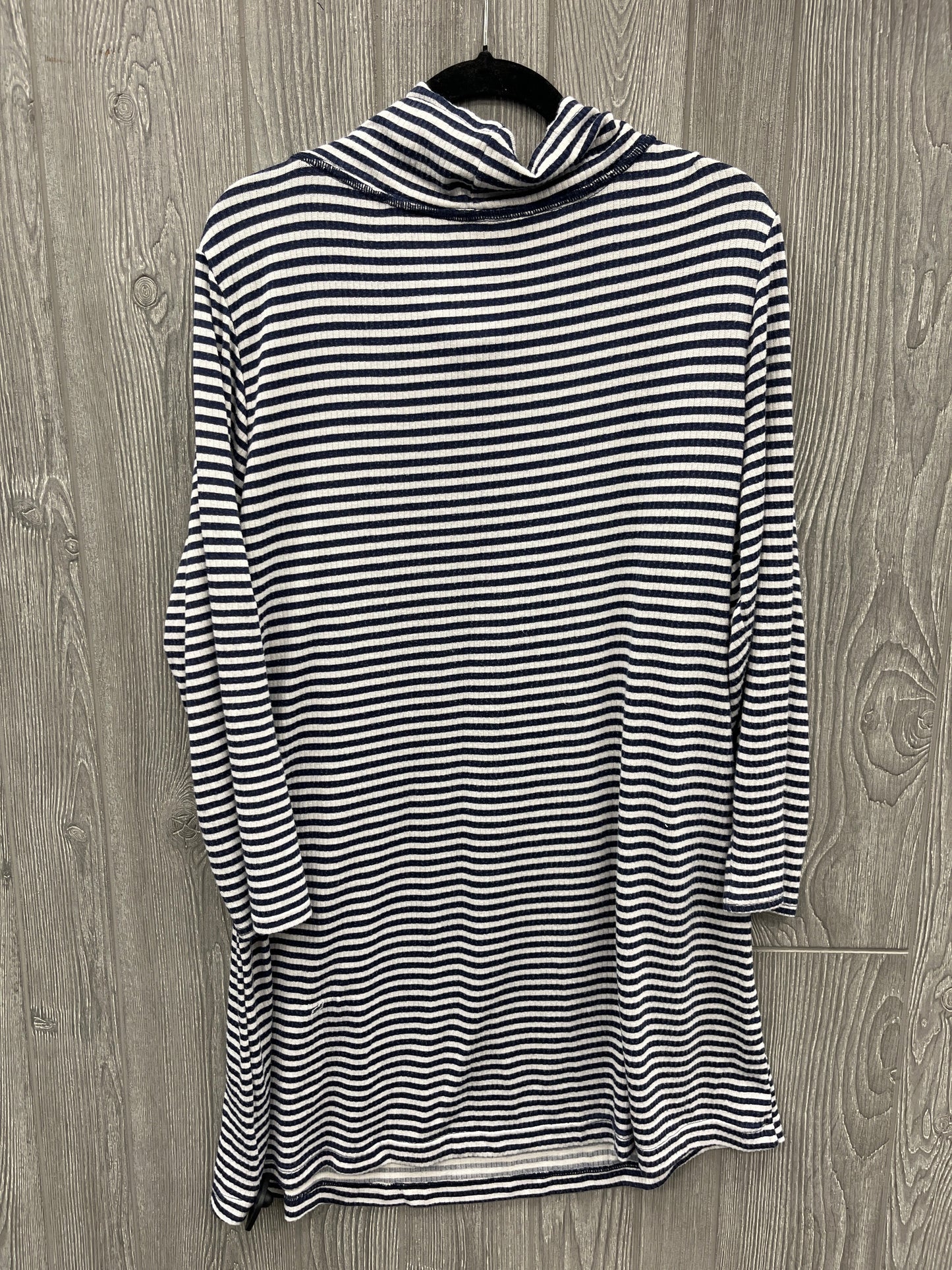 Dress Casual Midi By Nautica In Striped Pattern, Size: Xl