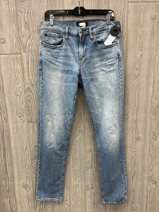 Jeans Straight By Madewell In Blue Denim, Size: 14