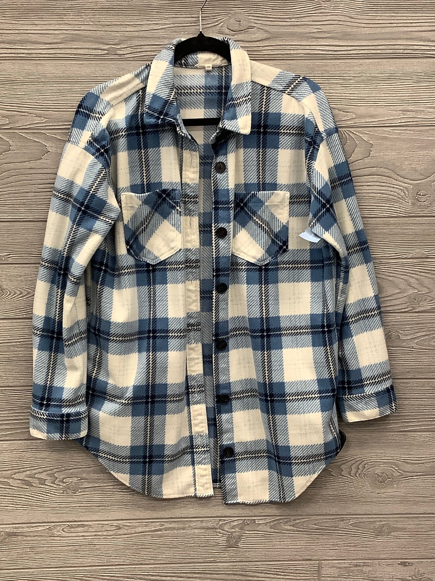 Jacket Shirt By Maurices In Blue, Size: Xs