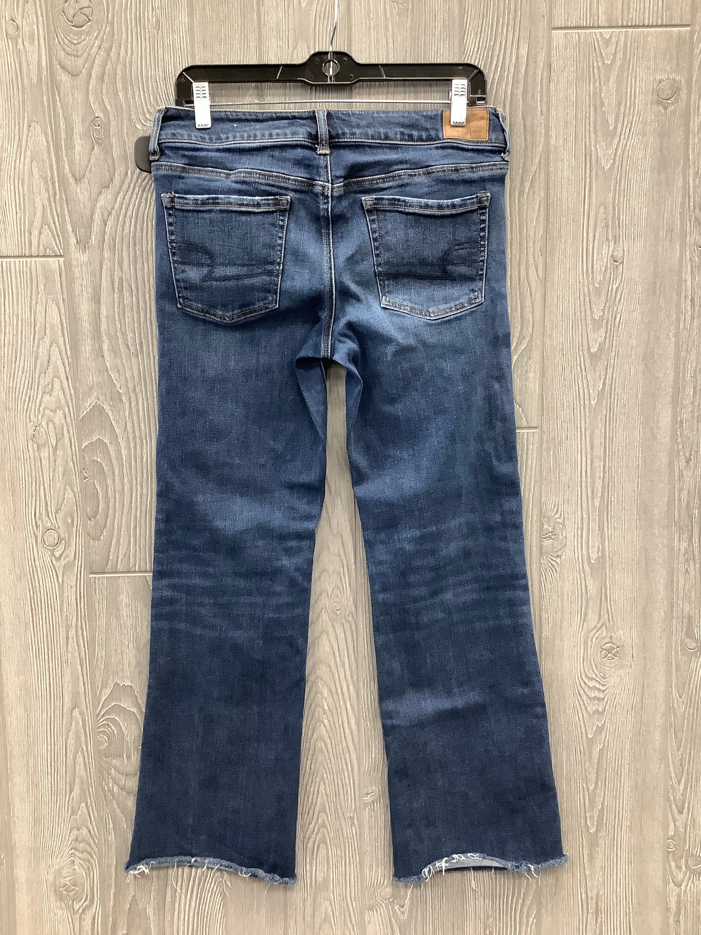 Jeans Boyfriend By American Eagle In Blue Denim, Size: 10