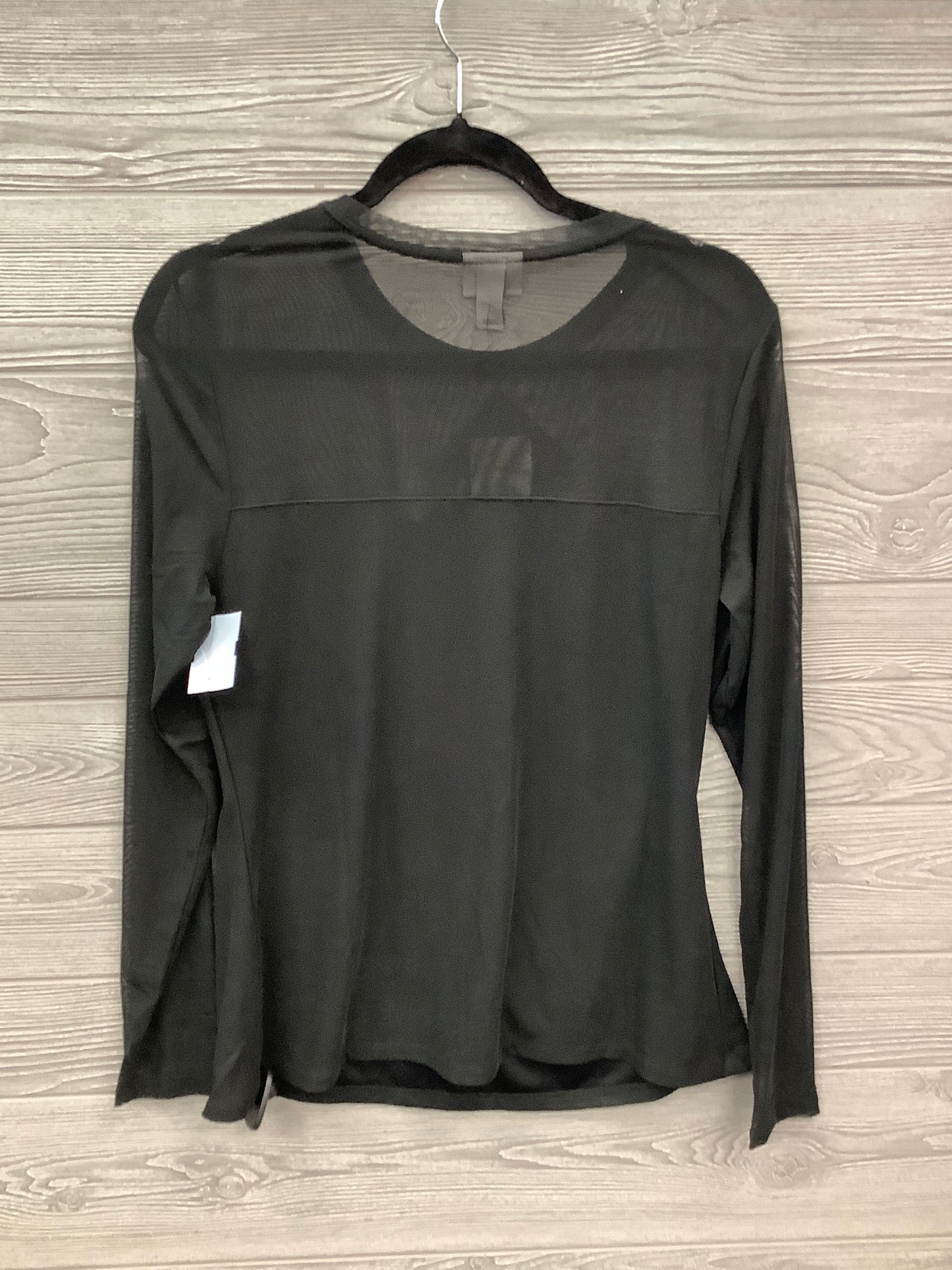 Top Long Sleeve By Ava & Viv In Black, Size: Xxl